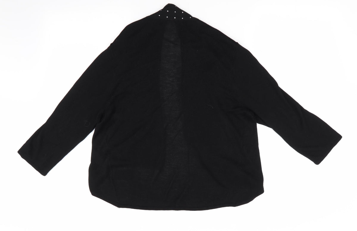 Womens UK Size  H&M Black Cardigan Jumper