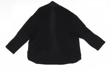 Womens UK Size  H&M Black Cardigan Jumper