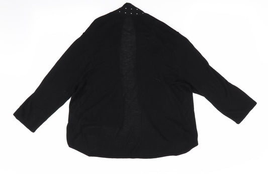 Womens UK Size  H&M Black Cardigan Jumper