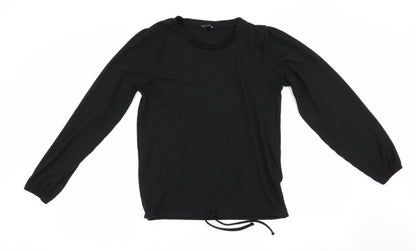 Peacocks Womens Black   Tunic Blouse Size 14