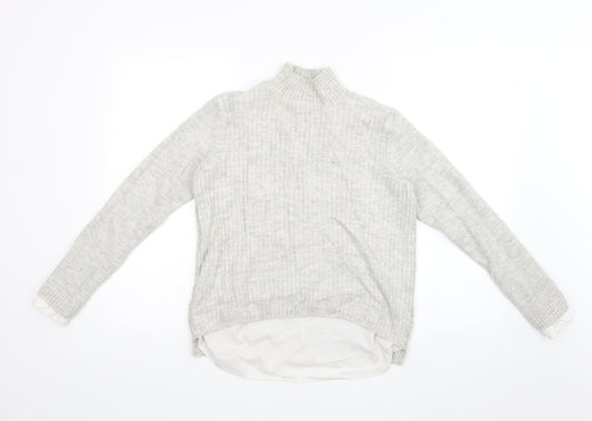 Womens UK Size 14 Papaya Grey Pullover Jumper