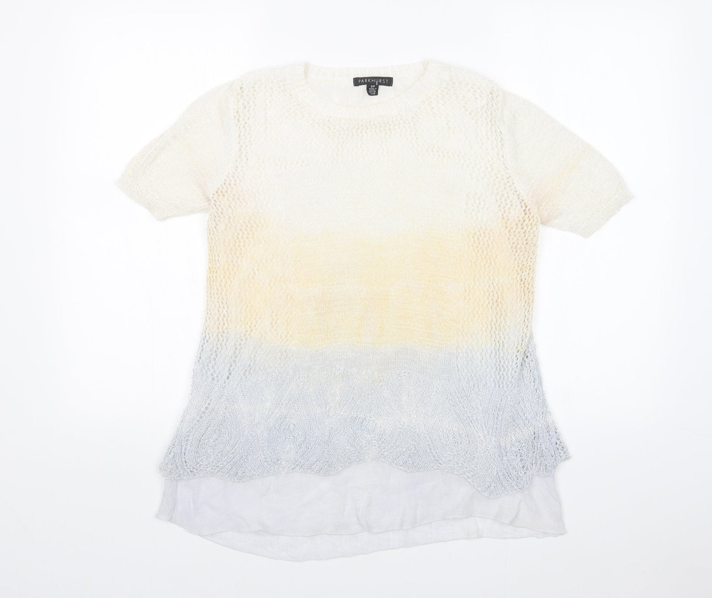 Parkhurst Womens Multicoloured Striped  Basic T-Shirt Size S