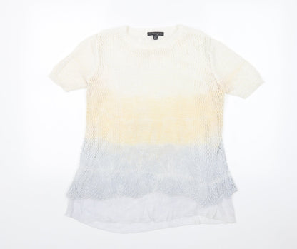 Parkhurst Womens Multicoloured Striped  Basic T-Shirt Size S