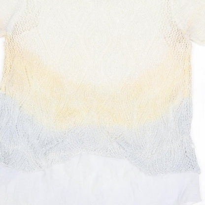 Parkhurst Womens Multicoloured Striped  Basic T-Shirt Size S