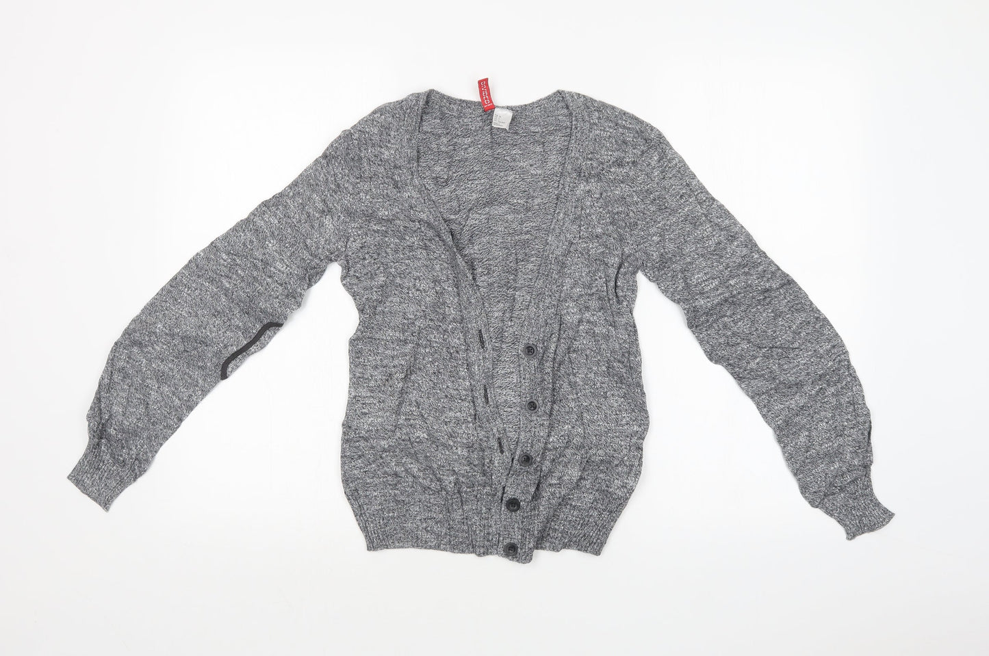 Womens UK Size 8 H&M Grey Cardigan Jumper