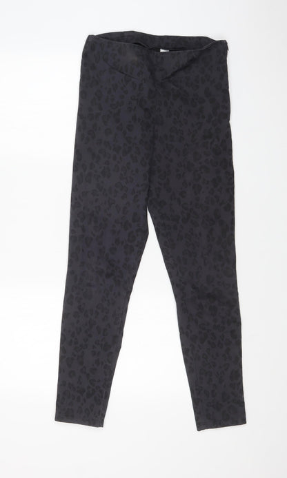Womens UK Size 12 H&M Regular Fit  Grey Trousers