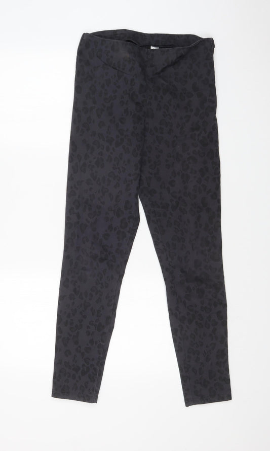 Womens UK Size 12 H&M Regular Fit  Grey Trousers