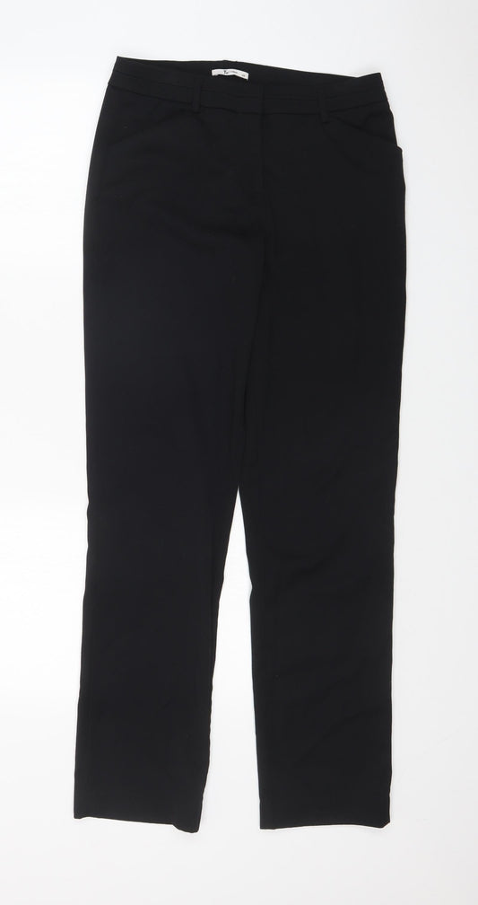 TU Womens Black   Trousers  Size 10 L30 in