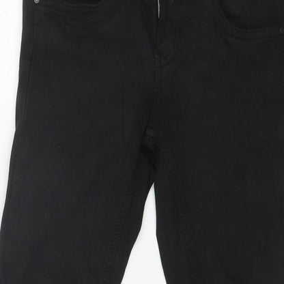 NEVER DENIM Womens Black   Skinny Jeans Size 28 in L23 in