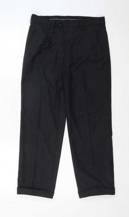 EWTEX Womens Black   Trousers  Size 30 in L23 in