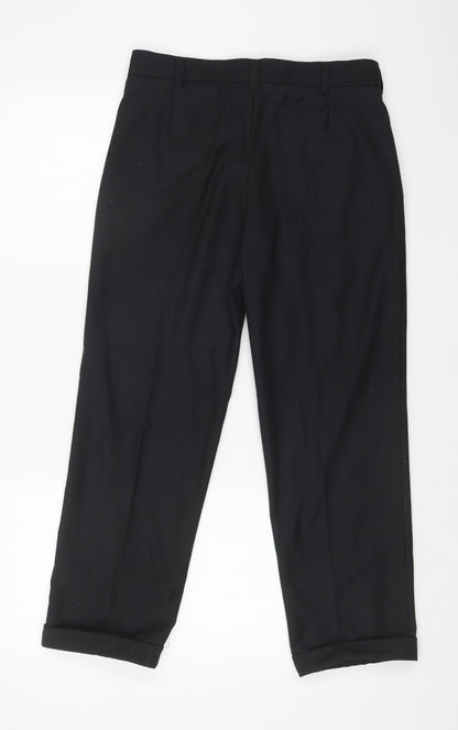 EWTEX Womens Black   Trousers  Size 30 in L23 in