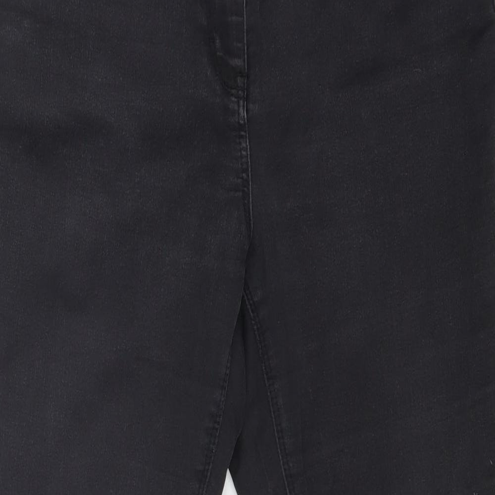 South Womens Black   Skinny Jeans Size 14 L28 in