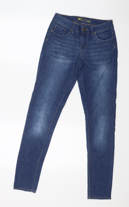 DENIM CO Womens Blue   Skinny Jeans Size 8 L31 in