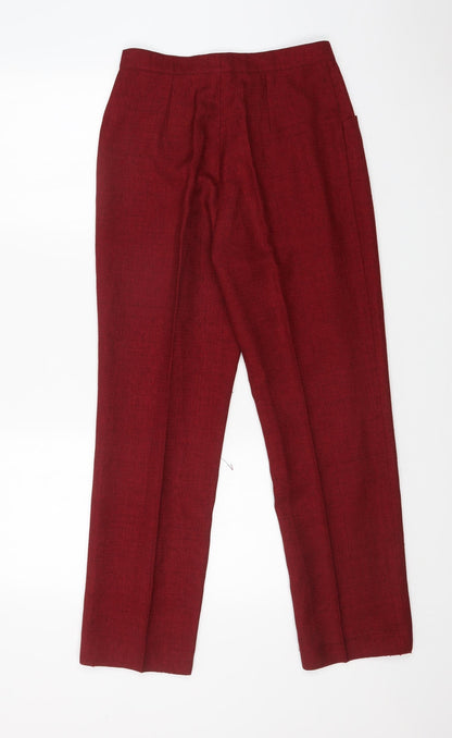 AMANDA GRIS Womens Red   Trousers  Size 28 in L28 in