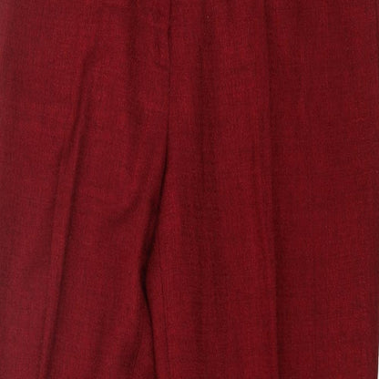 AMANDA GRIS Womens Red   Trousers  Size 28 in L28 in