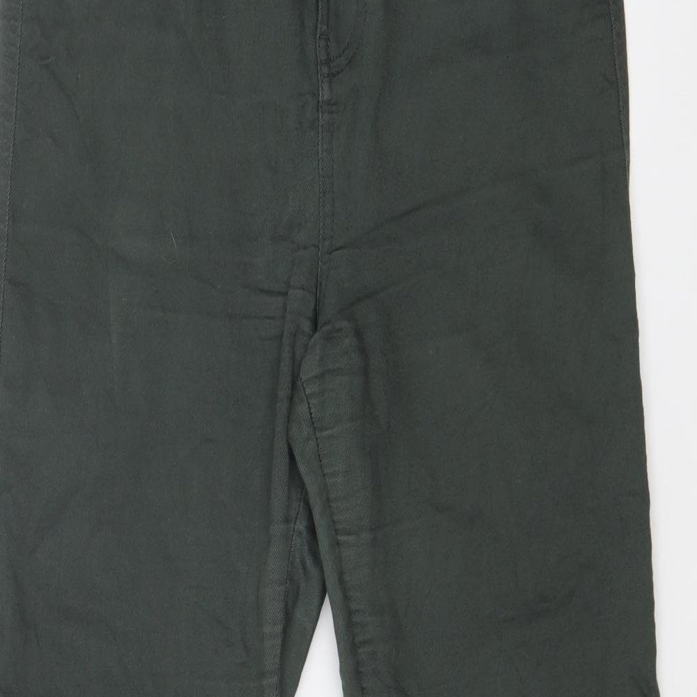 157 Womens Green   Skinny Jeans Size M L29 in