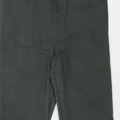 157 Womens Green   Skinny Jeans Size M L29 in