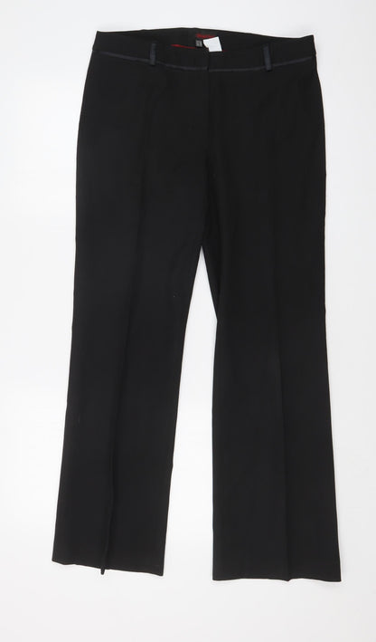 Womens UK Size 12 Street One Regular Fit  Black Trousers