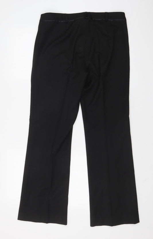 Womens UK Size 12 Street One Regular Fit  Black Trousers
