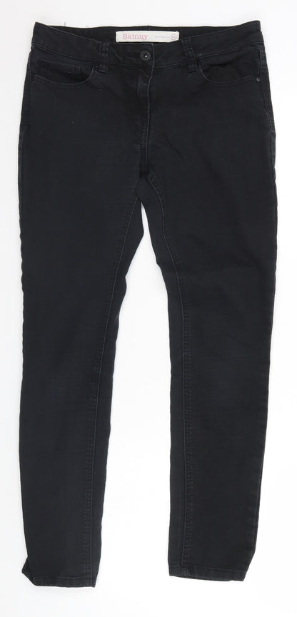 NEXT Womens Black   Skinny Jeans Size 10 L26 in