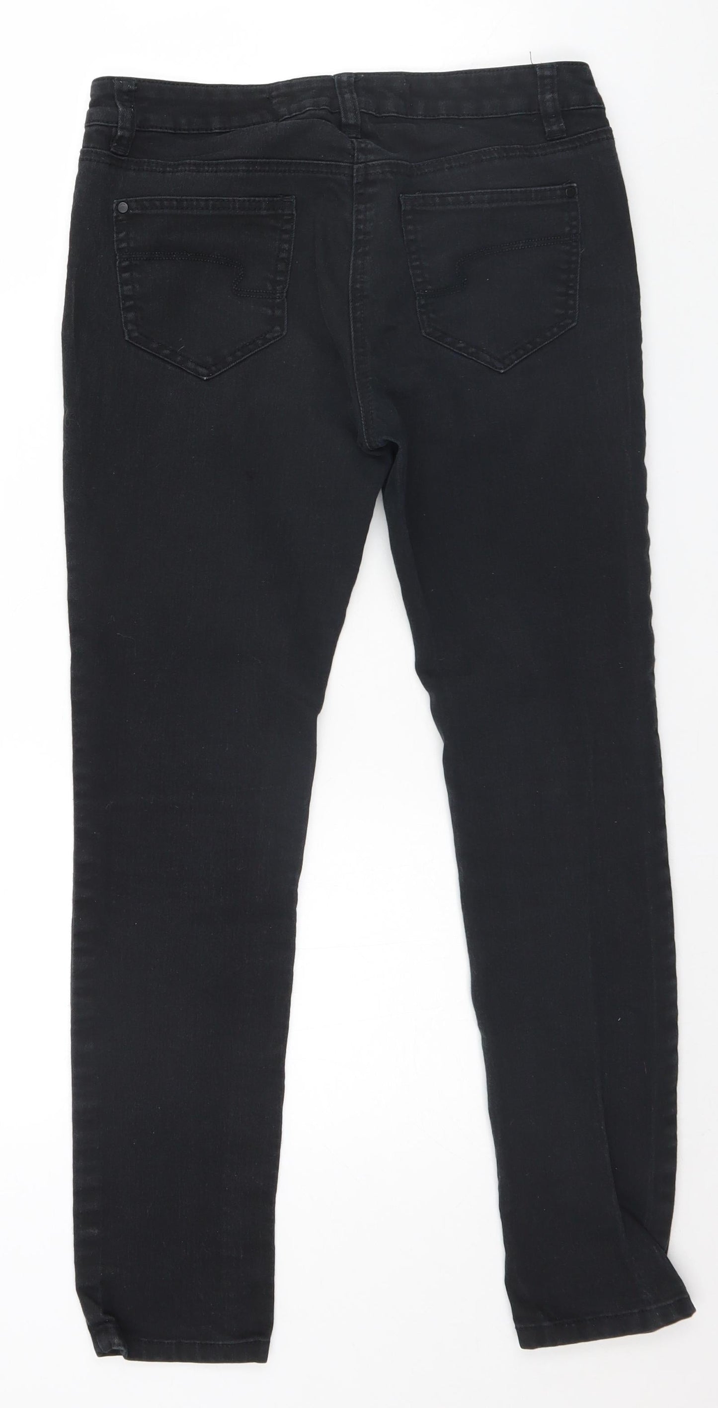 NEXT Womens Black   Skinny Jeans Size 10 L26 in