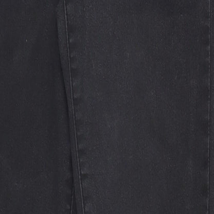 Denim & Co. Womens Black   Straight Jeans Size 10 L28 in