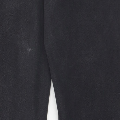 Denim & Co. Womens Black   Straight Jeans Size 10 L28 in