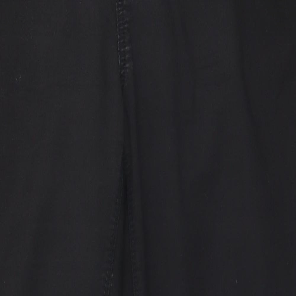 New Look Womens Black   Trousers  Size 14 L24 in