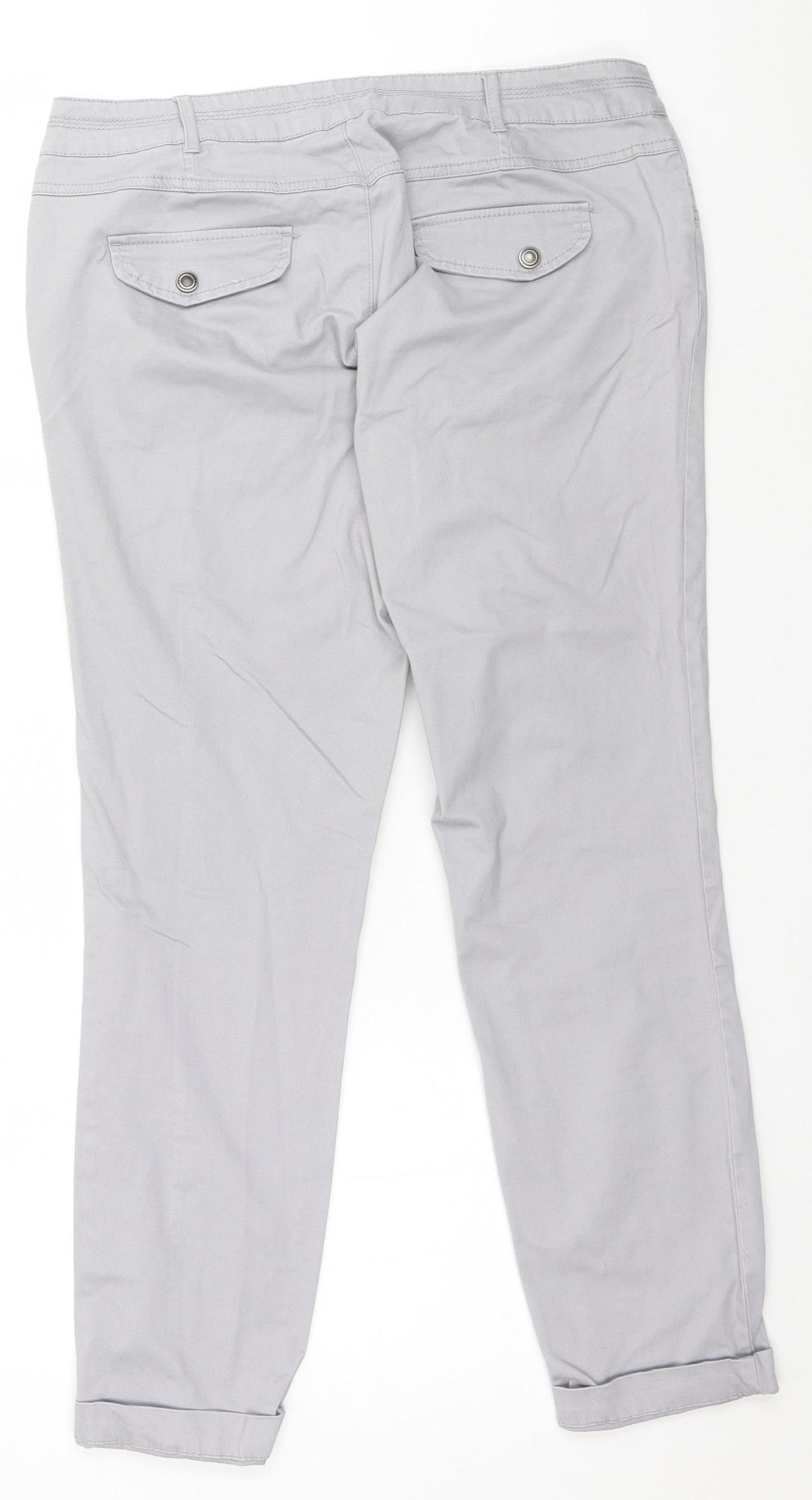 Womens UK Size  Preworn   Grey Trousers