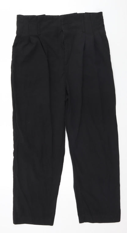 Womens UK Size 16 H&M Regular Fit  Black Trousers