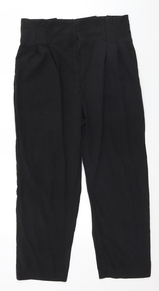 Womens UK Size 16 H&M Regular Fit  Black Trousers