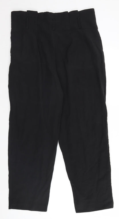 Womens UK Size 16 H&M Regular Fit  Black Trousers