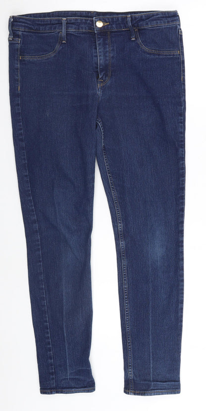 &Denim Womens Blue   Skinny Jeans Size 4 L27 in