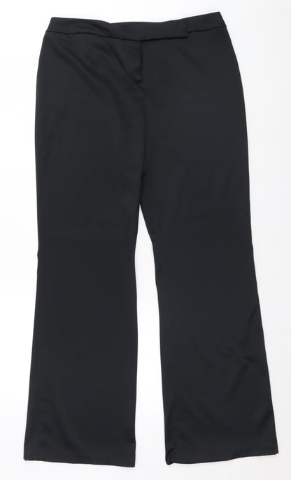 George Womens Black   Trousers  Size 16 L28 in