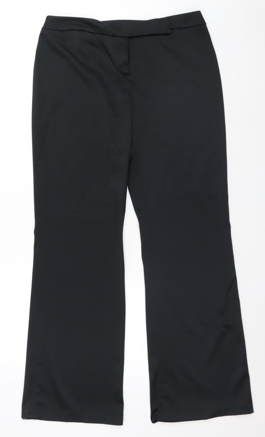 George Womens Black   Trousers  Size 16 L28 in