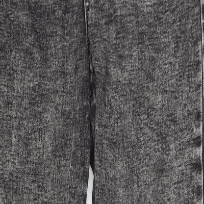 Denim & Co. Womens Grey   Straight Jeans Size 12 L28 in