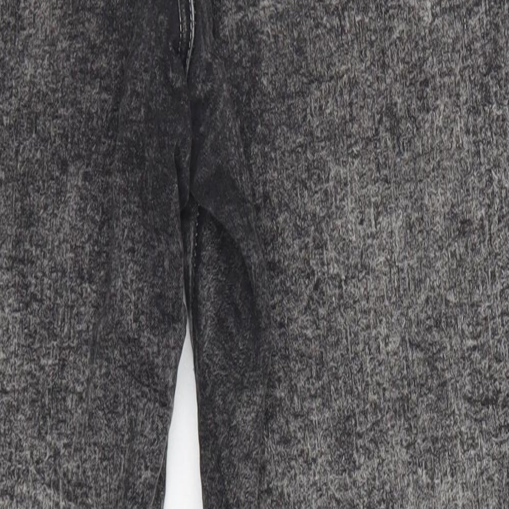 Denim & Co. Womens Grey   Straight Jeans Size 12 L28 in