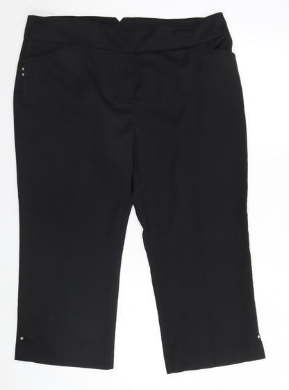 Womens UK Size 18 NEXT Regular Fit  Black Trousers