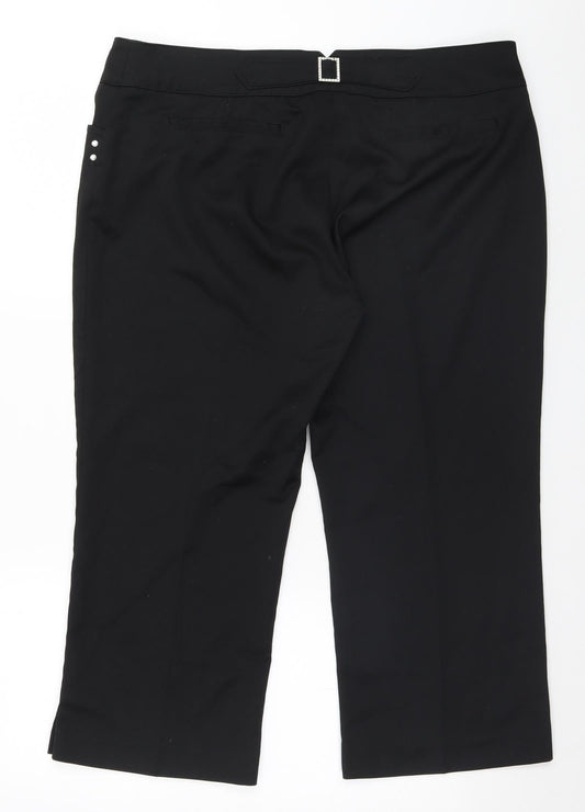 Womens UK Size 18 NEXT Regular Fit  Black Trousers
