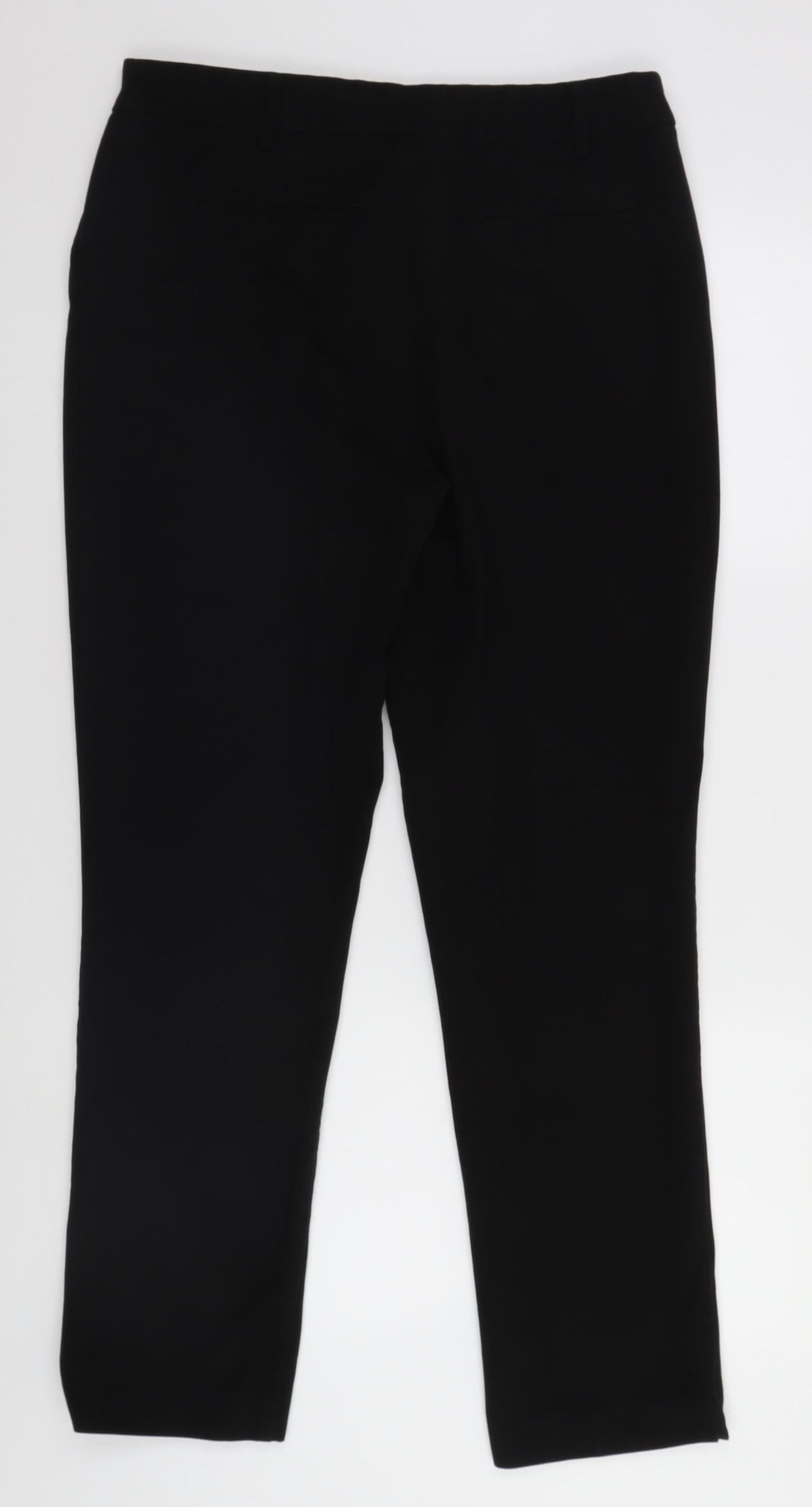 Womens UK Size 12 Papaya Regular Fit  Black Trousers