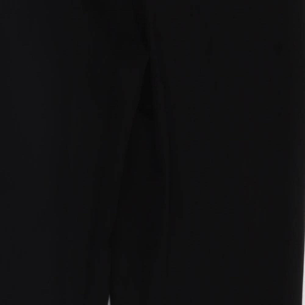 Womens UK Size 12 Papaya Regular Fit  Black Trousers
