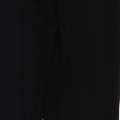 Womens UK Size 12 Papaya Regular Fit  Black Trousers