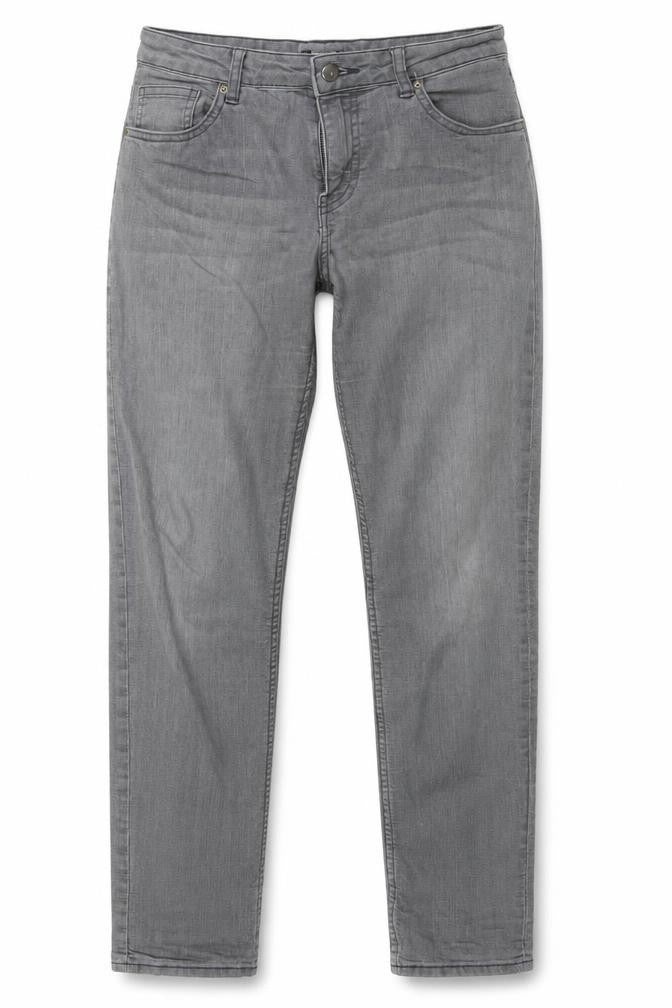 Womens UK Size 8 H&M Regular Fit Straight Grey Jeans