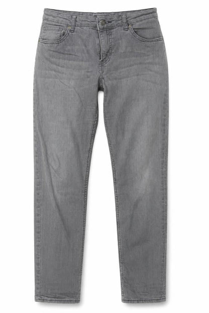 Womens UK Size 8 H&M Regular Fit Straight Grey Jeans