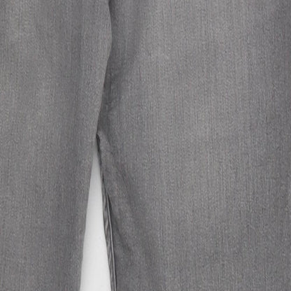 Womens UK Size 8 H&M Regular Fit Straight Grey Jeans