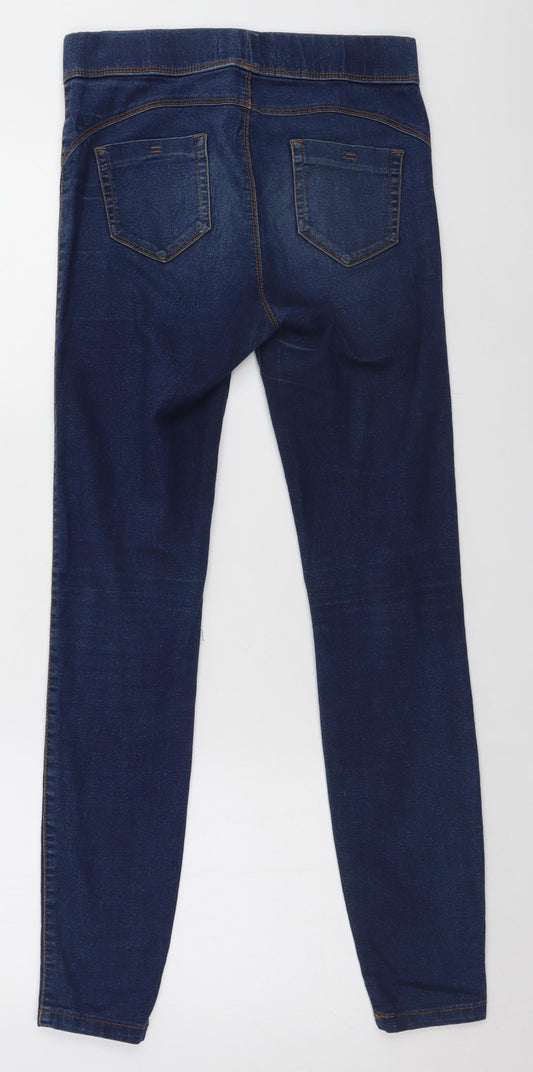 Denim & Co. Womens Blue   Straight Jeans Size 10 L27 in