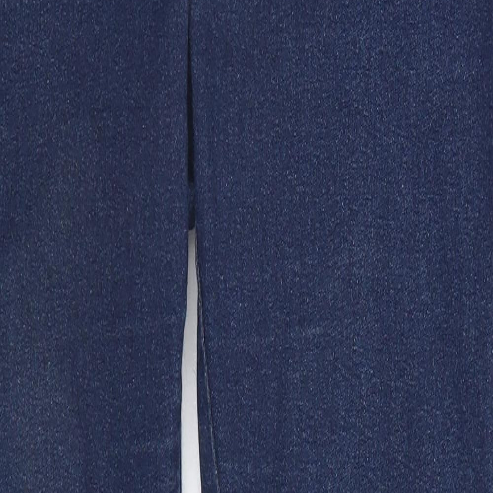 Denim & Co. Womens Blue   Straight Jeans Size 10 L27 in