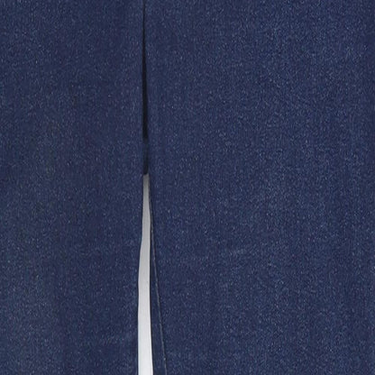 Denim & Co. Womens Blue   Straight Jeans Size 10 L27 in