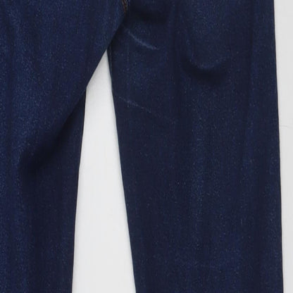 Denim & Co. Womens Blue   Straight Jeans Size 10 L27 in