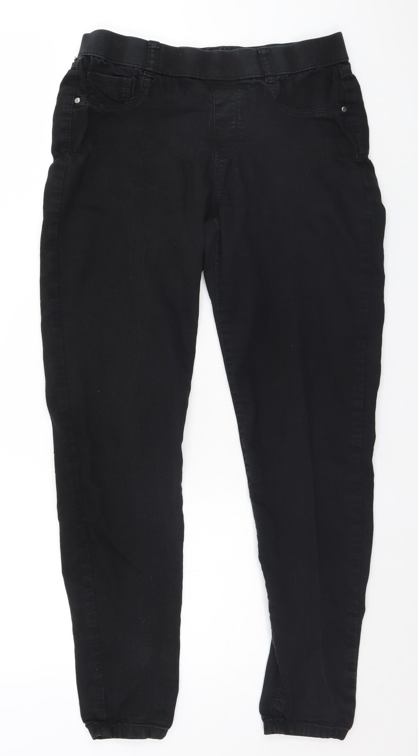 Womens UK Size 10 Eden Regular Fit Skinny Black Jeans